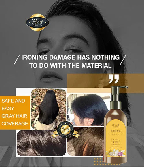 Japanese Long Lasting Natural Hair Dye Shampoo ( Buy 1 Get 1 Free )