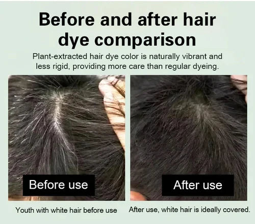 Japanese Long Lasting Natural Hair Dye Shampoo ( Buy 1 Get 1 Free )