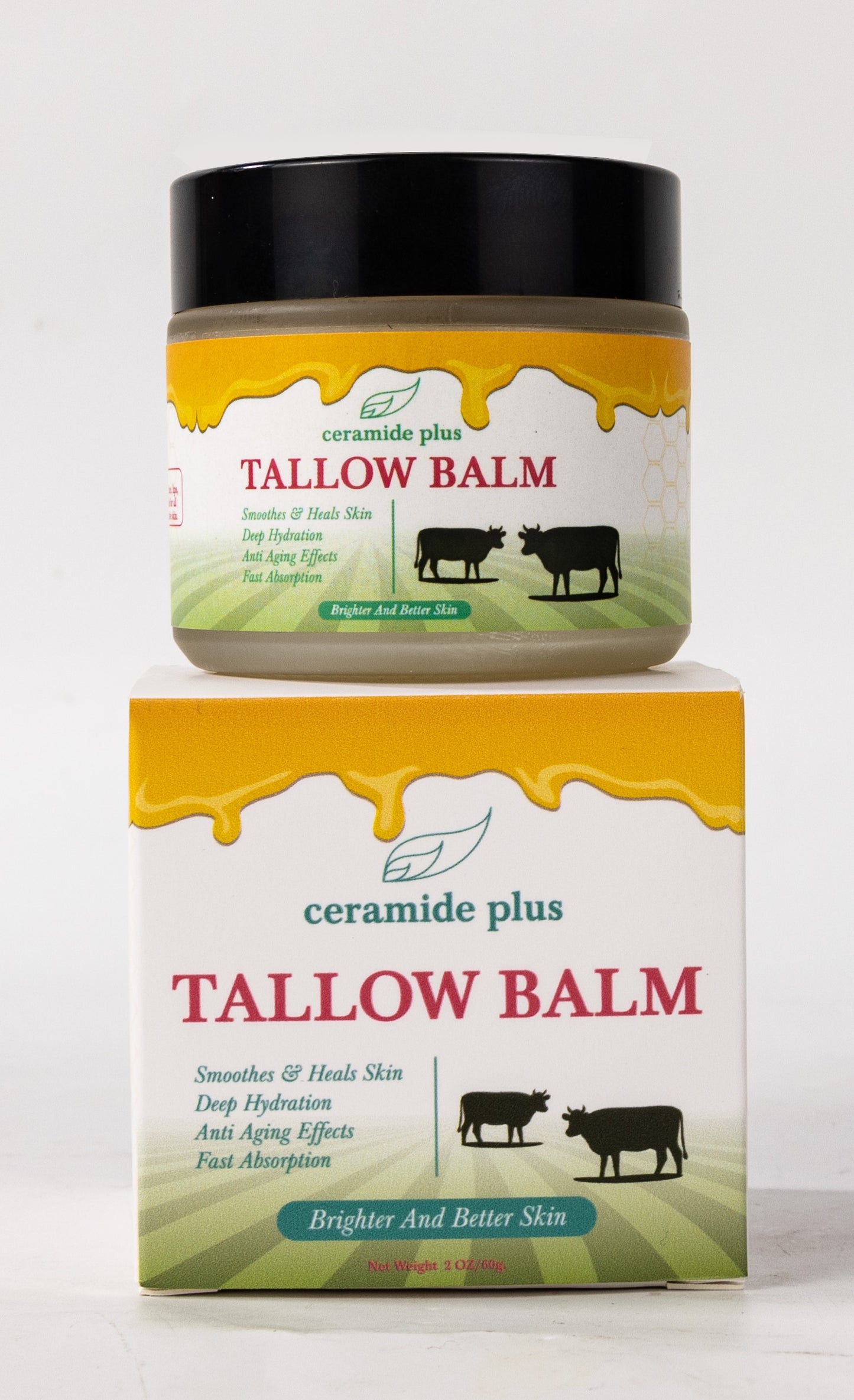 Whipped Beef Tallow Balm,Manuka Honey & 100 %Grass-Fed,2oz, Unscented, Skin Care,Face cream,Body Lotin and Lip balm for Sensitive Skin