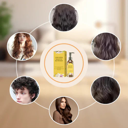 Japanese Long Lasting Natural Hair Dye Shampoo ( Buy 1 Get 1 Free )