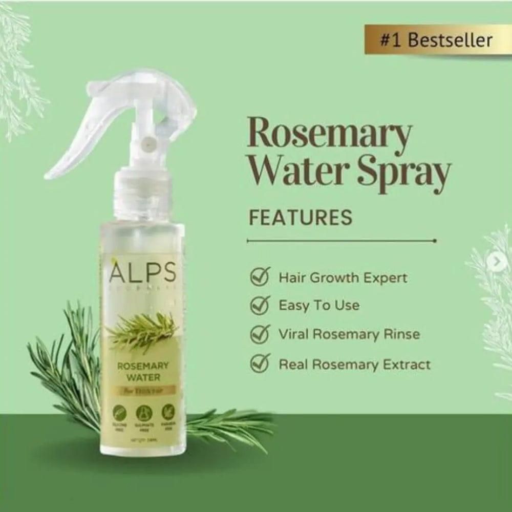 Alps Goodness Rosemary Water Spray (100 ml) | Rosemary water for hair | Hair Spray for Hair Growth | Viral Rosemary Spray | #1 Bestselling Spray Regrowth Buy 1 Get 2 Free