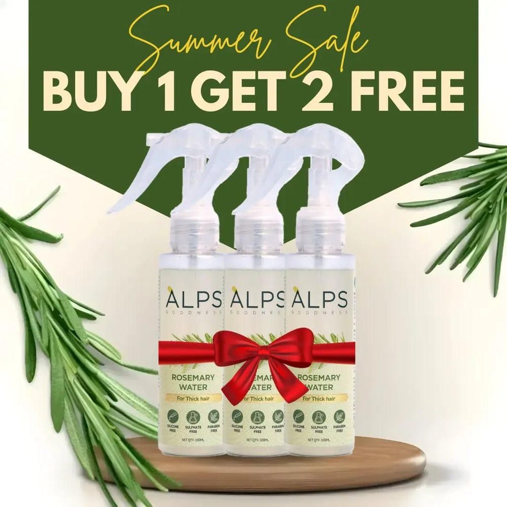Alps Goodness Rosemary Water Spray (100 ml) | Rosemary water for hair | Hair Spray for Hair Growth | Viral Rosemary Spray | #1 Bestselling Spray Regrowth Buy 1 Get 2 Free