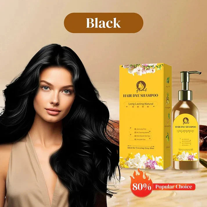Japanese Long Lasting Natural Hair Dye Shampoo ( Buy 1 Get 1 Free )