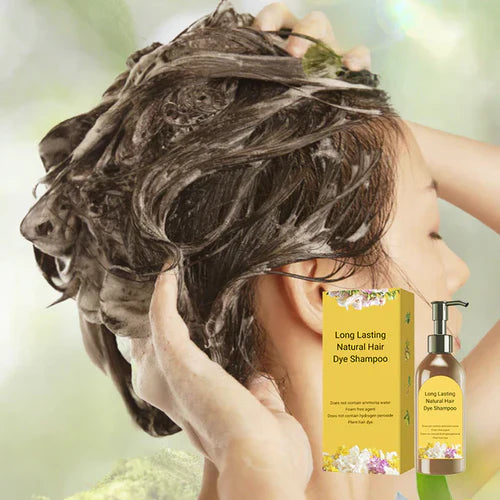 Japanese Long Lasting Natural Hair Dye Shampoo ( Buy 1 Get 1 Free )