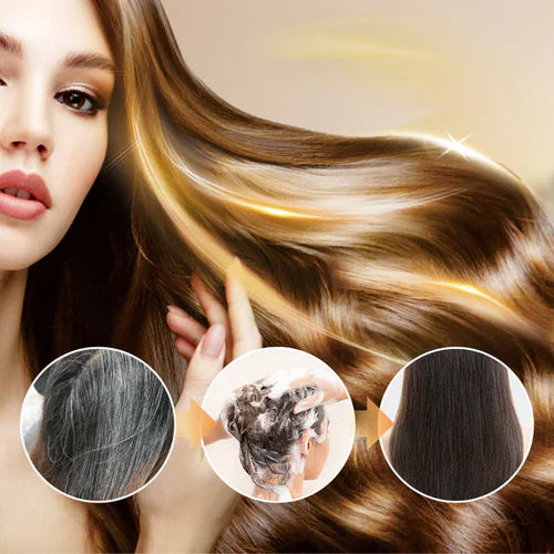 Japanese Long Lasting Natural Hair Dye Shampoo ( Buy 1 Get 1 Free )